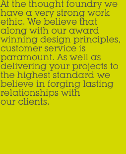 At the thought foundry we